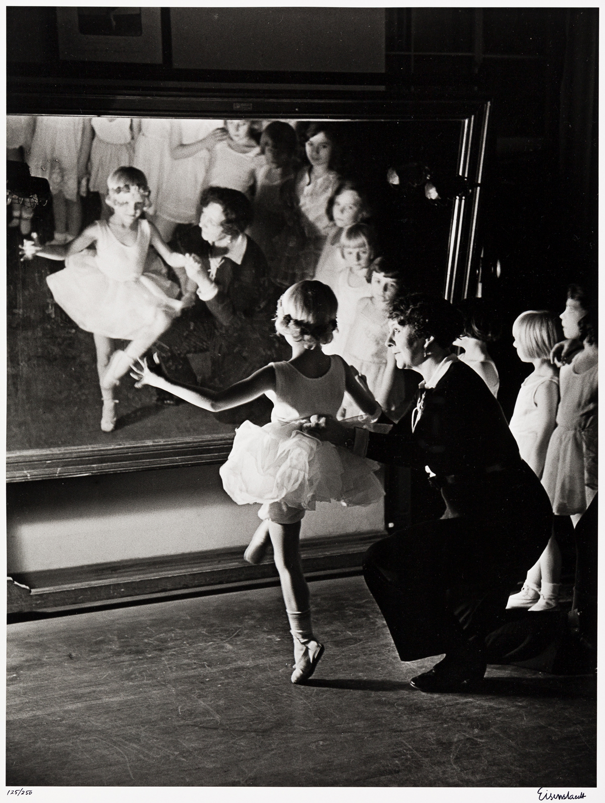 ALFRED EISENSTAEDT (1898-1995) First Lesson at the Truempy Ballet School, Berlin.